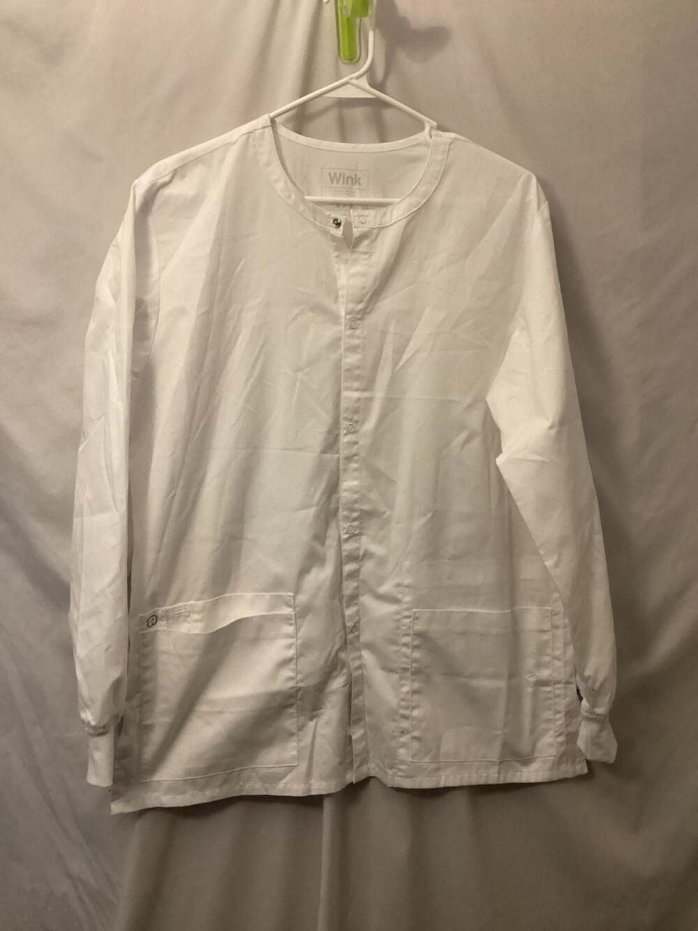 Wink Unisex Classic Fit Snap Front Scrub Jacket